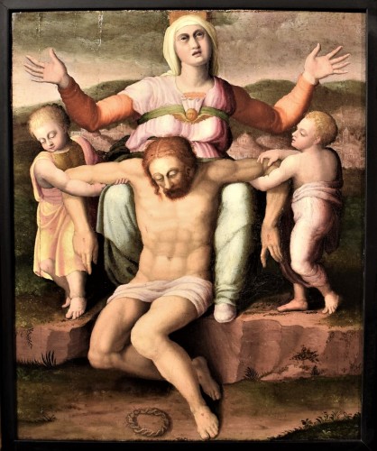 "La Pietà" ècole Romaine du XVIème par Michelangelo Buonarroti